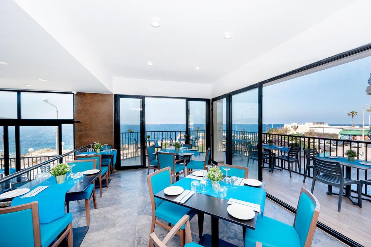 Islet Promenade Seafront Apartment With Large Corner Terrace By Getawaysmalta St. Paul's Bay Exterior foto
